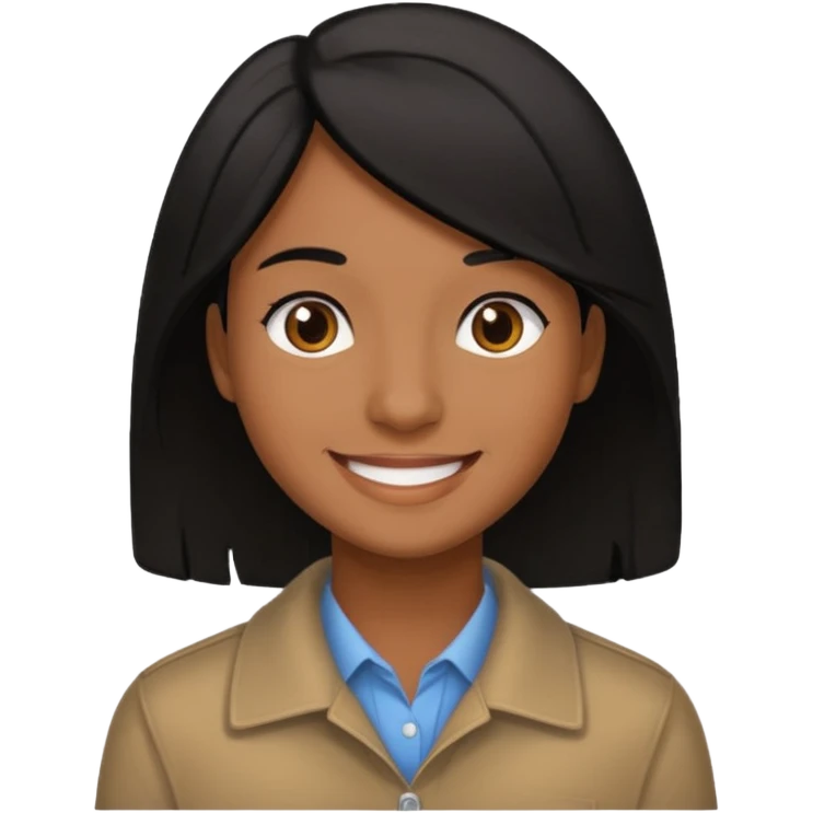 black brown hoy emoji