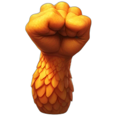 Dragon fist emoji