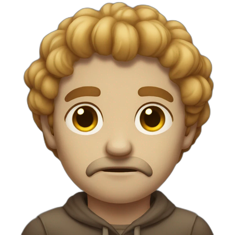 Gloomy baer emoji