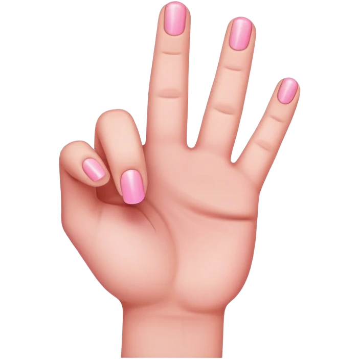 hand holding pinky up emoji