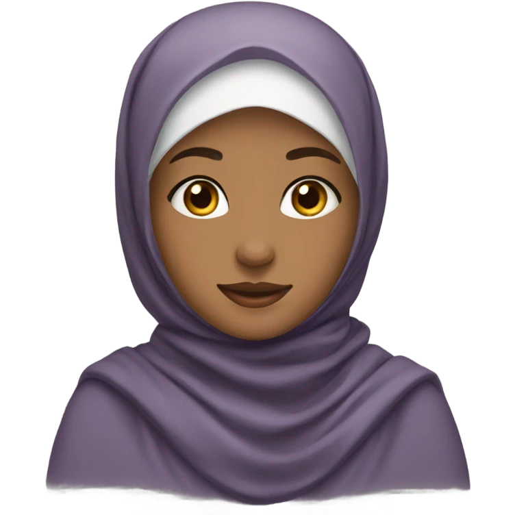 Pretty girl wearing hijab emoji