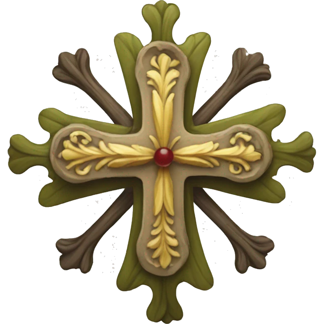 The Huguenot cross  emoji