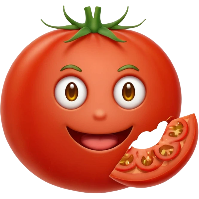 Has un emoji un jitomate peleando con un pepperoni emoji
