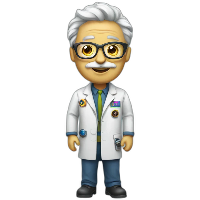 good professor in space emoji