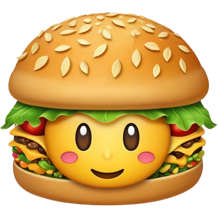 A hat as food  emoji