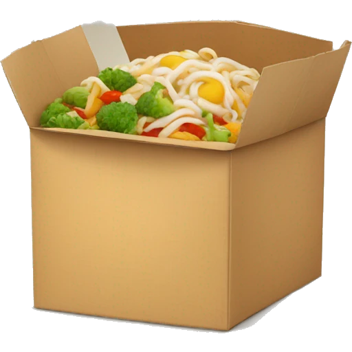 chinese food box emoji