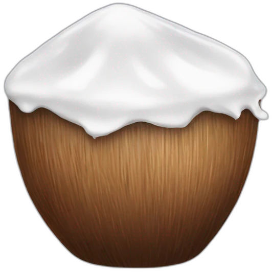 Coconut shampoo emoji