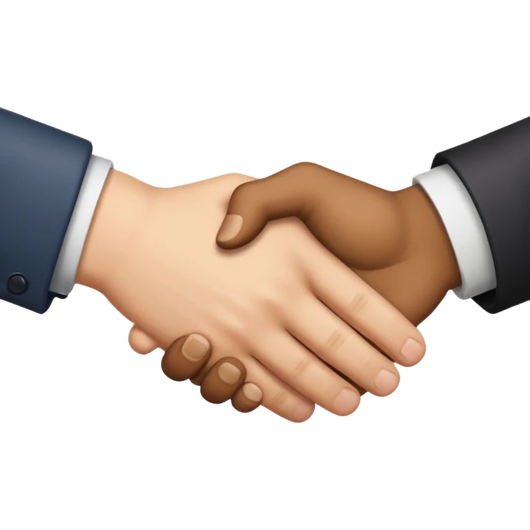 saludar de mano emoji