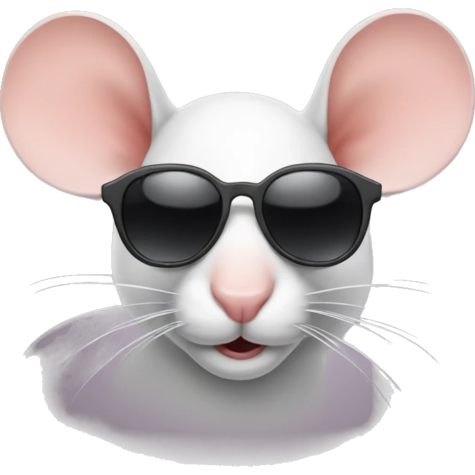 mouse with sunglasses emoji