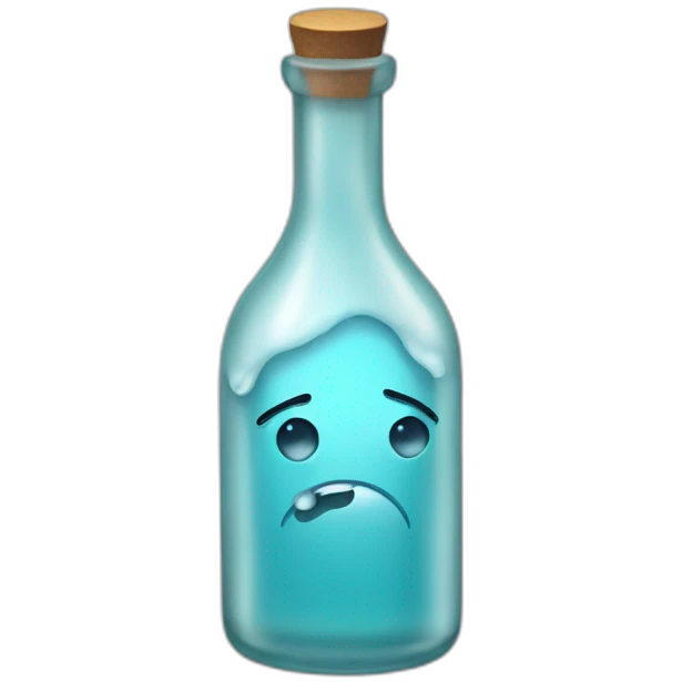 Tears in a bottle emoji