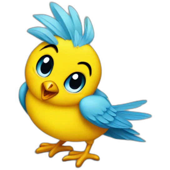 Tweety bird emoji