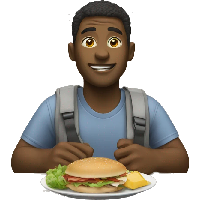 Lunch time emoji