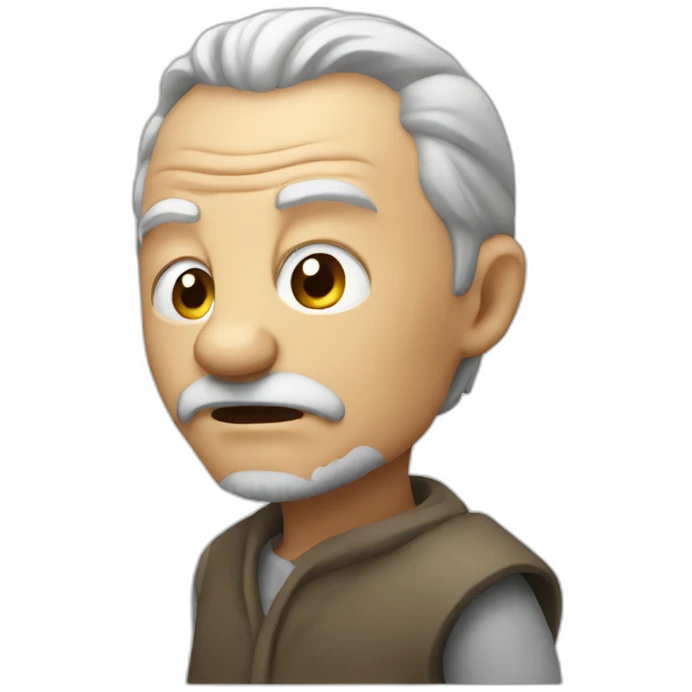 old man fighting emoji