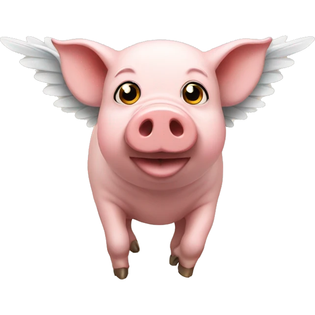 pig with wings  emoji