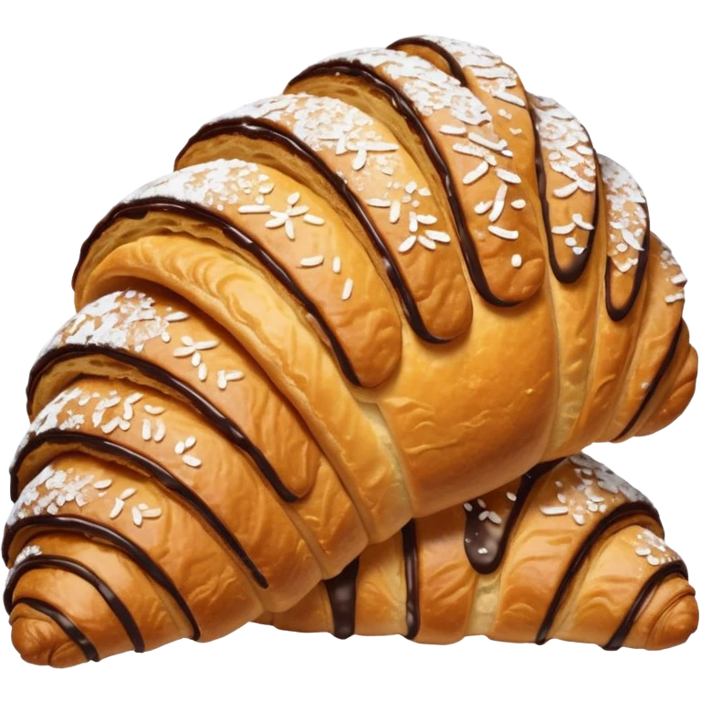Chocolate croissant emoji