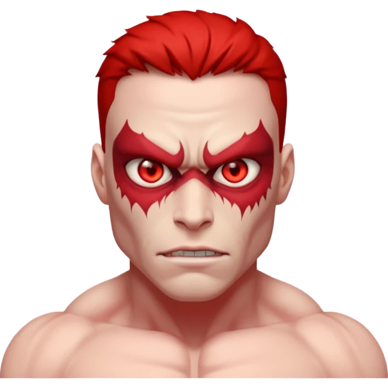 red mutant human emoji