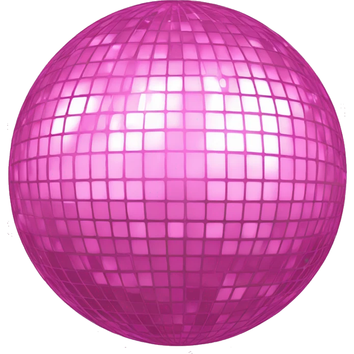 Light pink disco ball  emoji