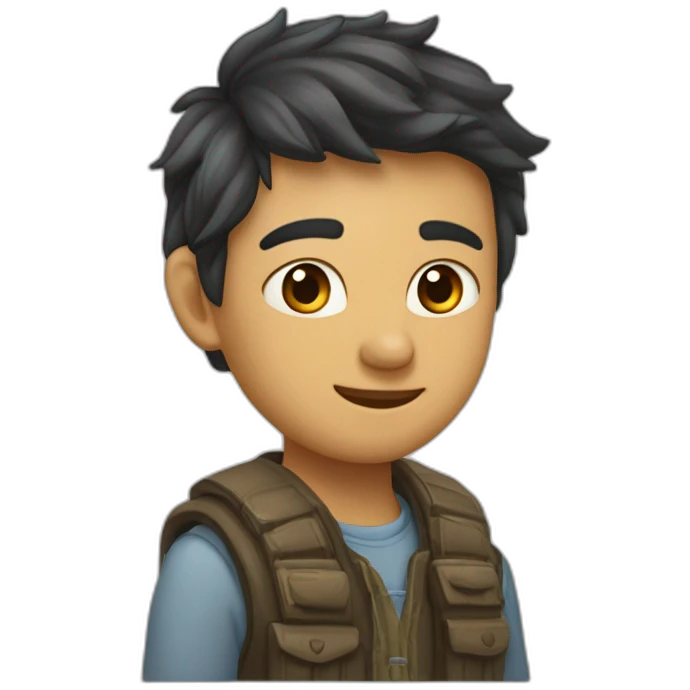 девушка с темными кудрявыми волосами под каре и светлой кожей emoji
