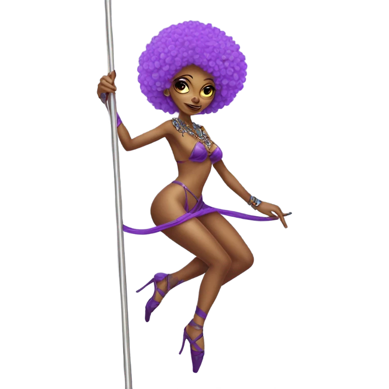 alien woman  Pole dancer emoji