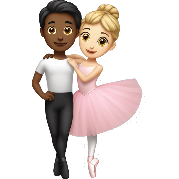 ballerina and ballerino emoji