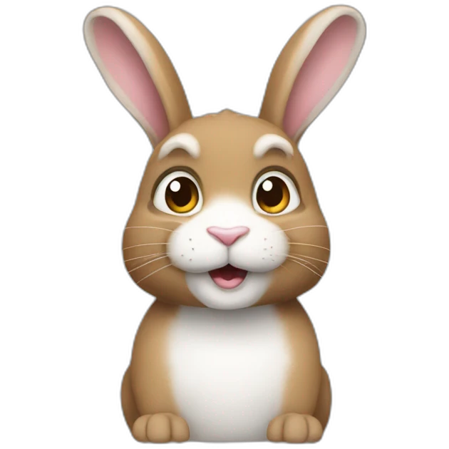 Rocky balboa rabbit emoji