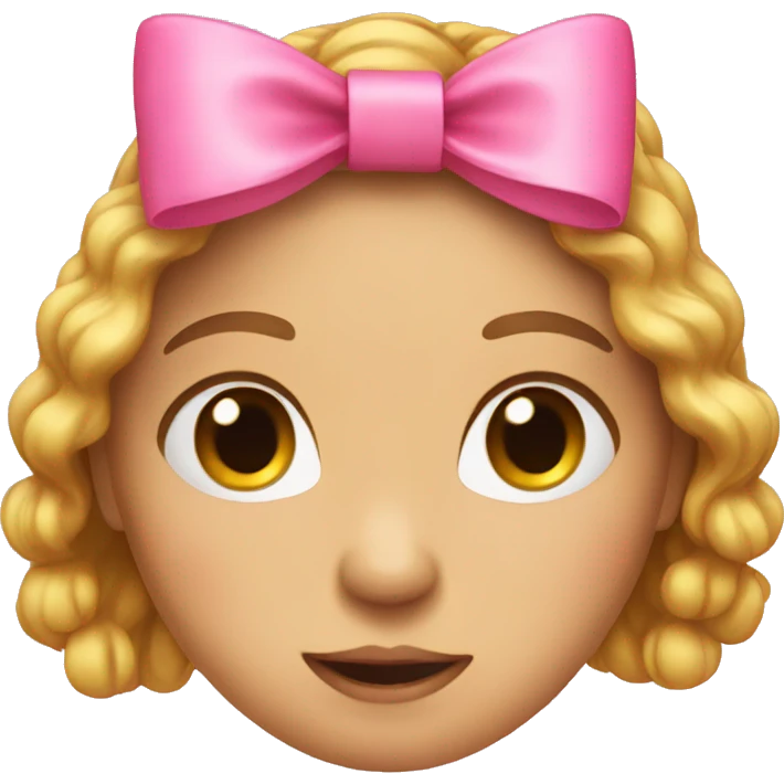 pink bow emoji