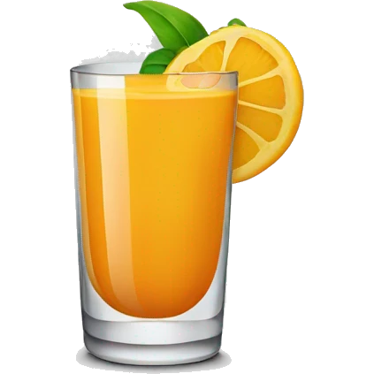a glass of juice emoji
