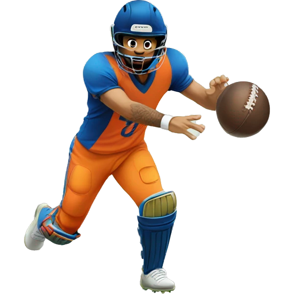 Kohli playing football emoji