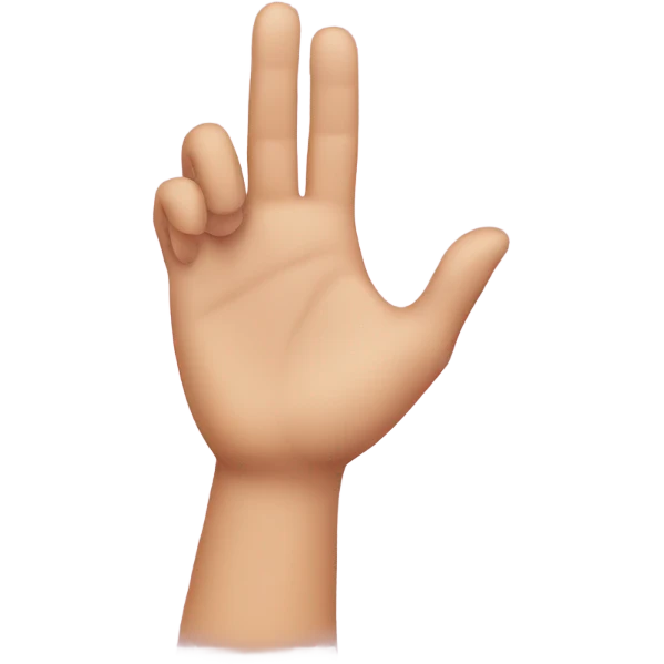 Heart hand with the words we love Ahja  emoji
