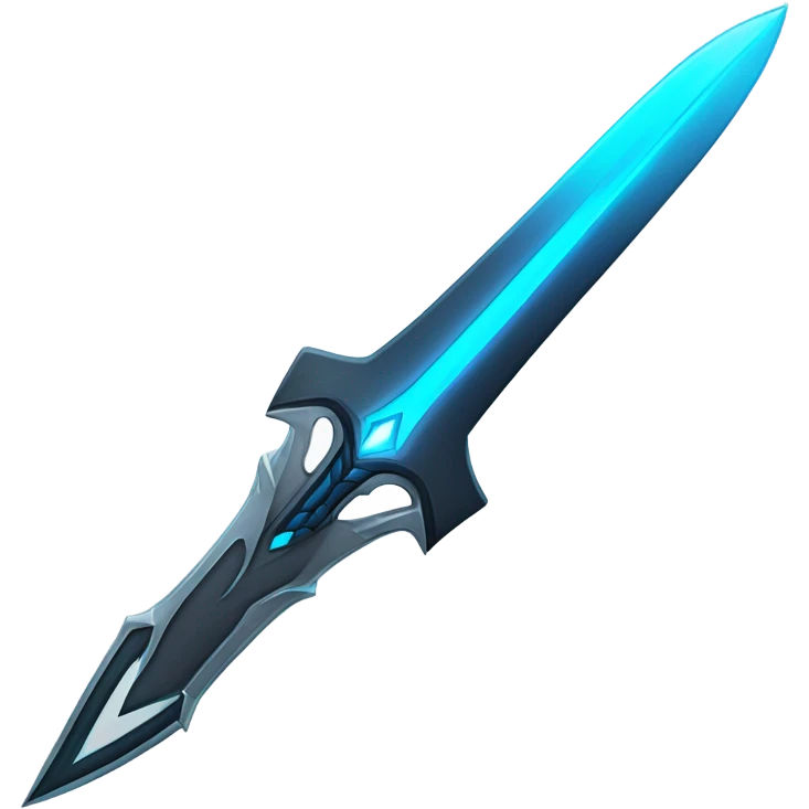 sci-fi multiblade dagger with-blue-ray-blade emoji