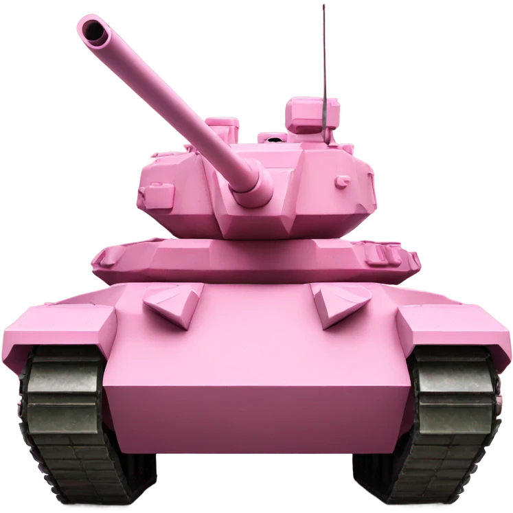 Army Tank in pink emoji