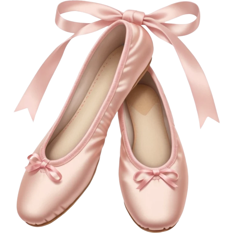 Pale pink ballet shoes emoji