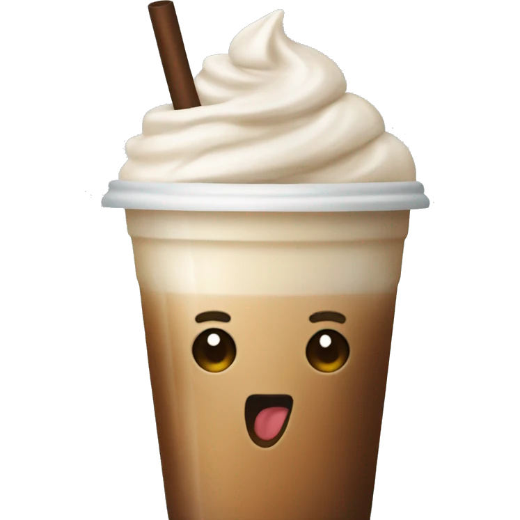 Ice coffee  emoji