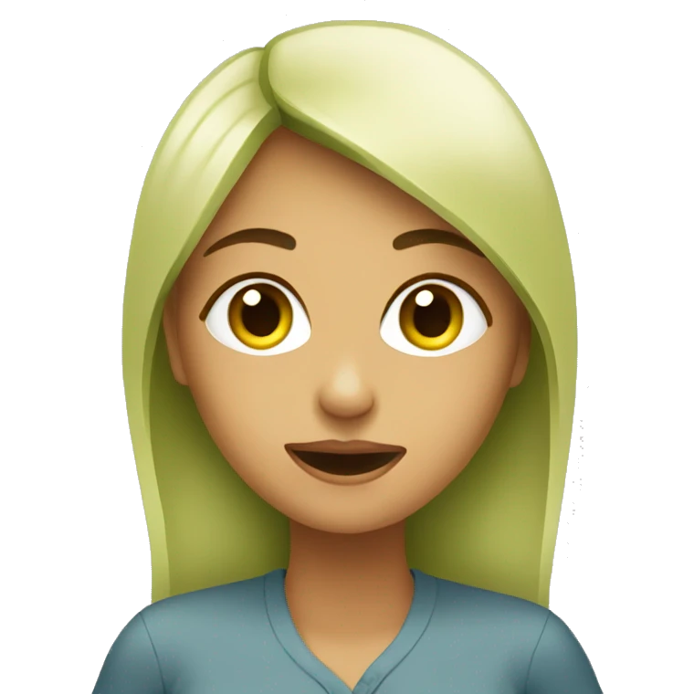 kristina eating avocado  emoji