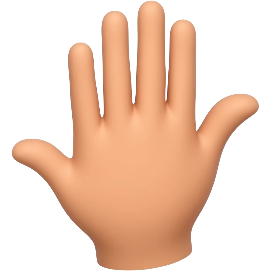 Red hand emoji emoji