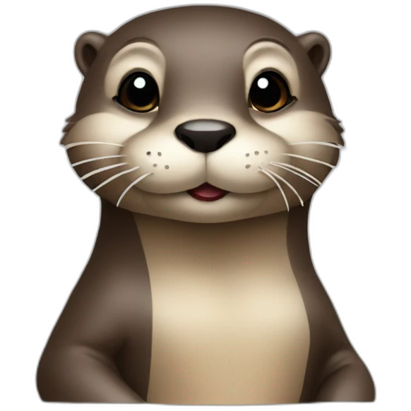 Sexy otter emoji