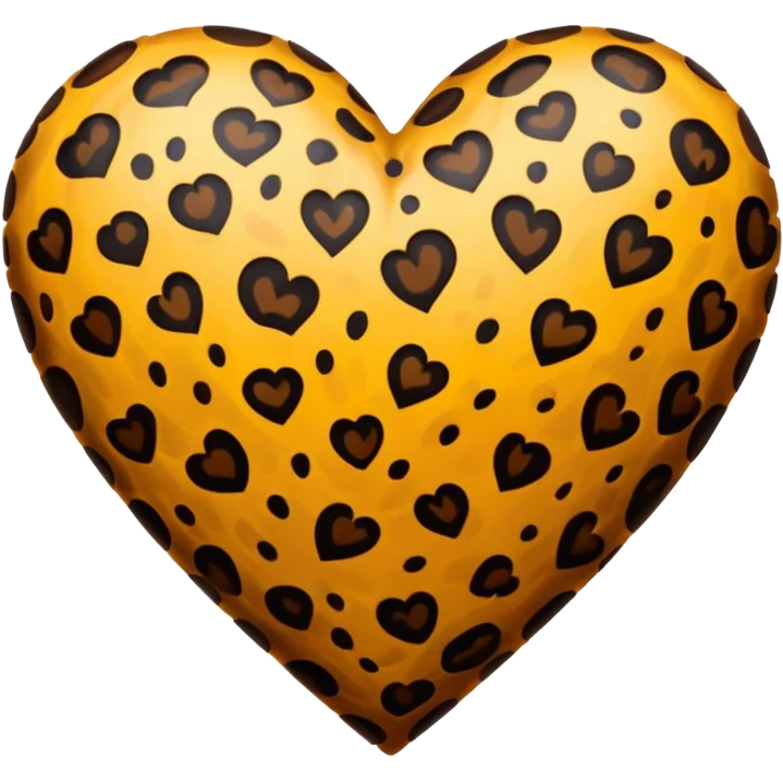 cuore leopardato emoji