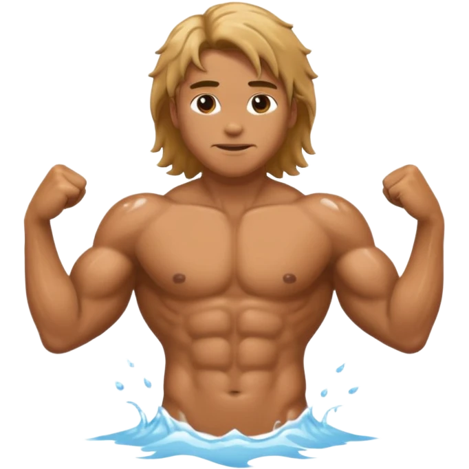 Body with hair emoji