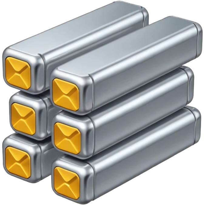 Multiple little bars merging into one big bar. emoji