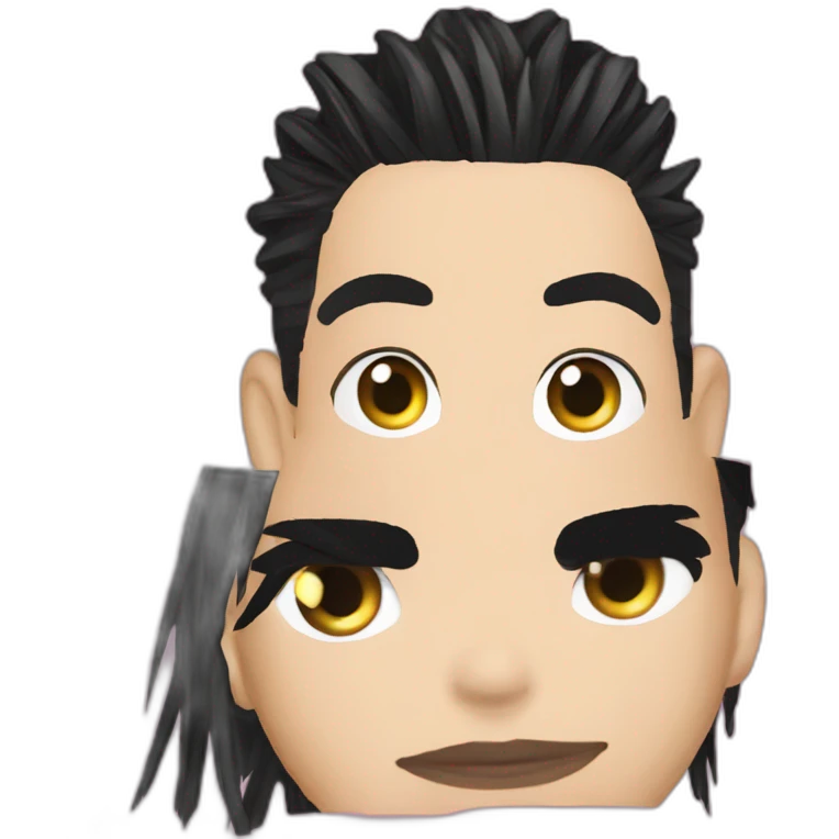 Bill Kaulitz eyeliner 2000s emoji