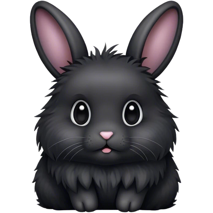 Black bunny emoji