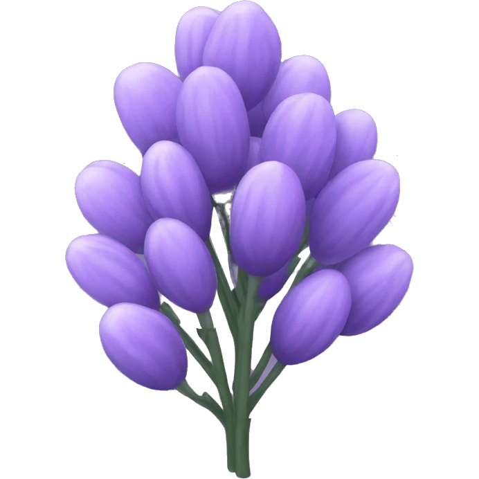 light purple lavender emoji