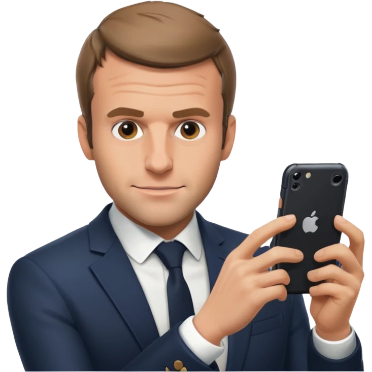 Macron qui joue a fornite  emoji