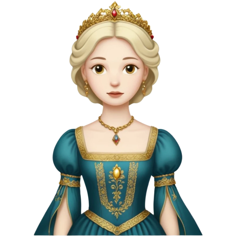 Renaissance lady emoji