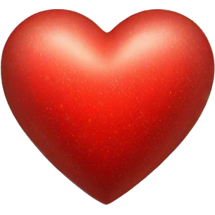 red christmas heart emoji
