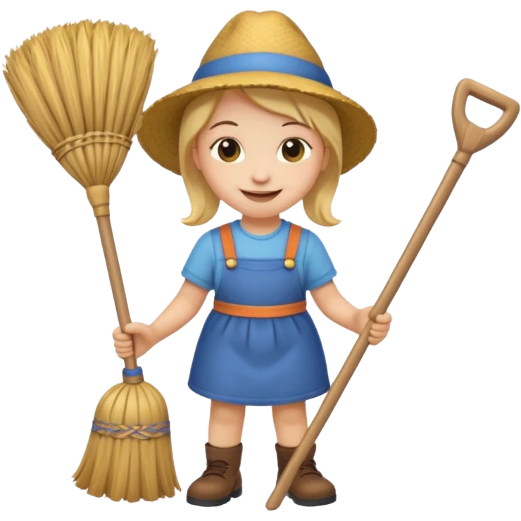 Emoji to encourage kids to do chores - should contain something about house chores emoji