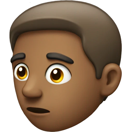 Thinking man emoji