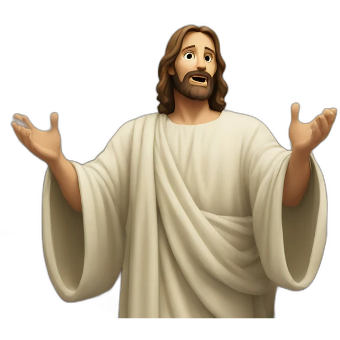 Jesus preaching  emoji