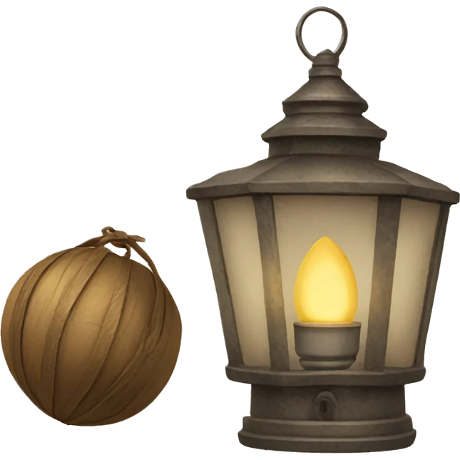 vintage latern emoji