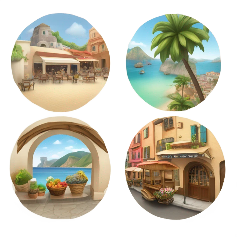 Aesthetic travel emoji